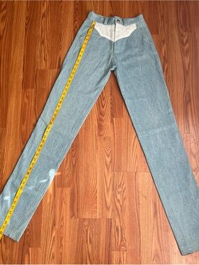 Custom Made Western Denim High Waisted